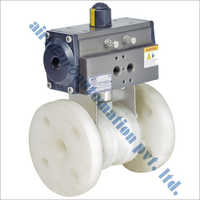 Plastic Pneumatic Polypropylene Ball Valve