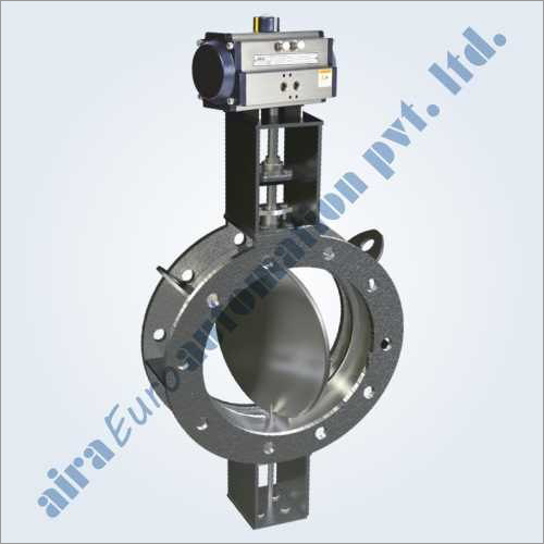 Pneumatic Double Flange Fabricated Damper Valve By AIRA EURO AUTOMATION PVT. LTD.