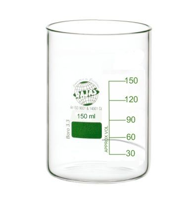 250 Milliliter Low Form Borosilicate Glass Beaker