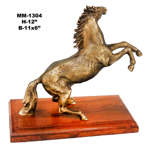 Metal Aluminium Horse Statue