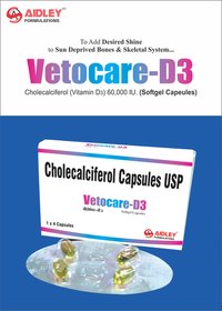 Cholecalciferol  (Vitamin-D3) 60000 IU. (Softgel Capsules)