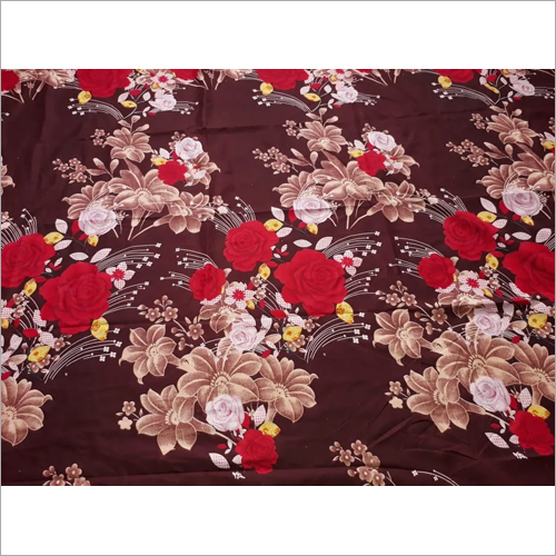Multicolor Floral Cotton Bed Sheet
