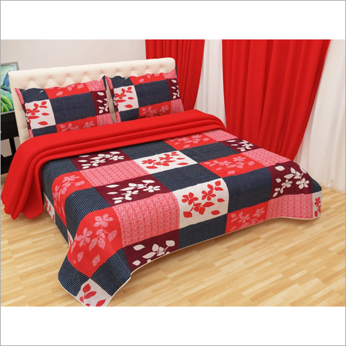 Designer Polyester Double  Bed Sheet