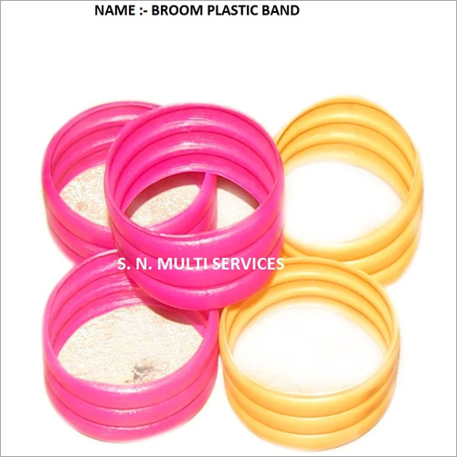 Multicolor Broom Plastic Band