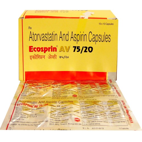 Atorvastatin And Aspirinine Capsule Purity: 99.9%