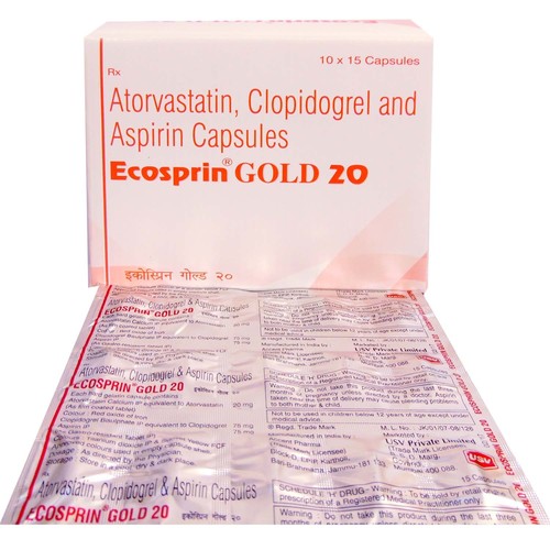 Aspirinine Atorvastatin And Clopidogrel Capsule