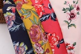 Rayon Printed Fabric