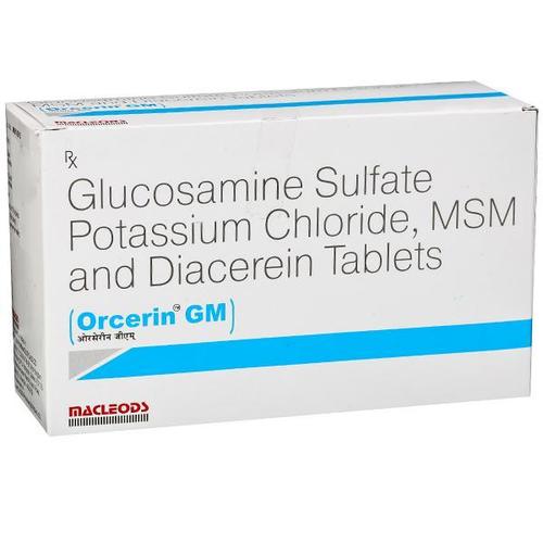 Diacerein, Glucosamine And MSM Tablets