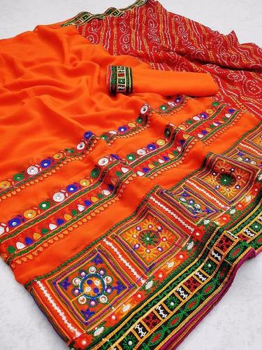 Kutch work saree with blouse... - Sree's Attire Boutique | Facebook