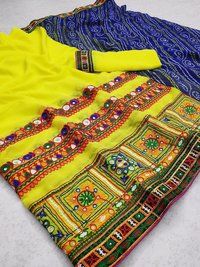 Kutch work Sarees