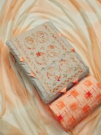 Khadi Cotton Dress Material Suit