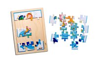 Kidken Queen Jigsaw Puzzle with colouring sheet