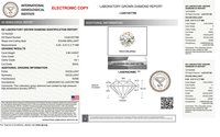 Round Brilliant Cut HPHT 0.85ct Diamond