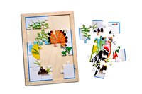 Kidken Bird Jigsaw Puzzle with colouring sheet