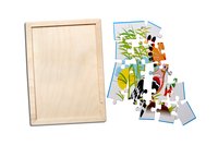 Kidken Bird Jigsaw Puzzle with colouring sheet