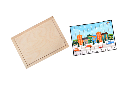 Kidken City Number Jigsaw Puzzle