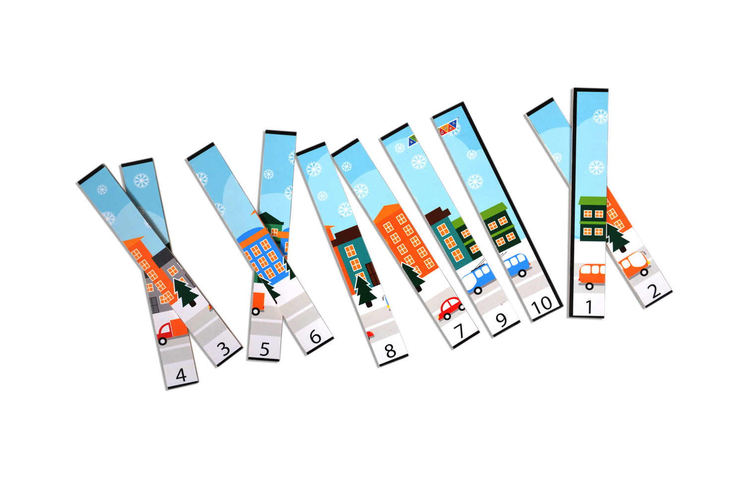 Kidken City Number Jigsaw Puzzle