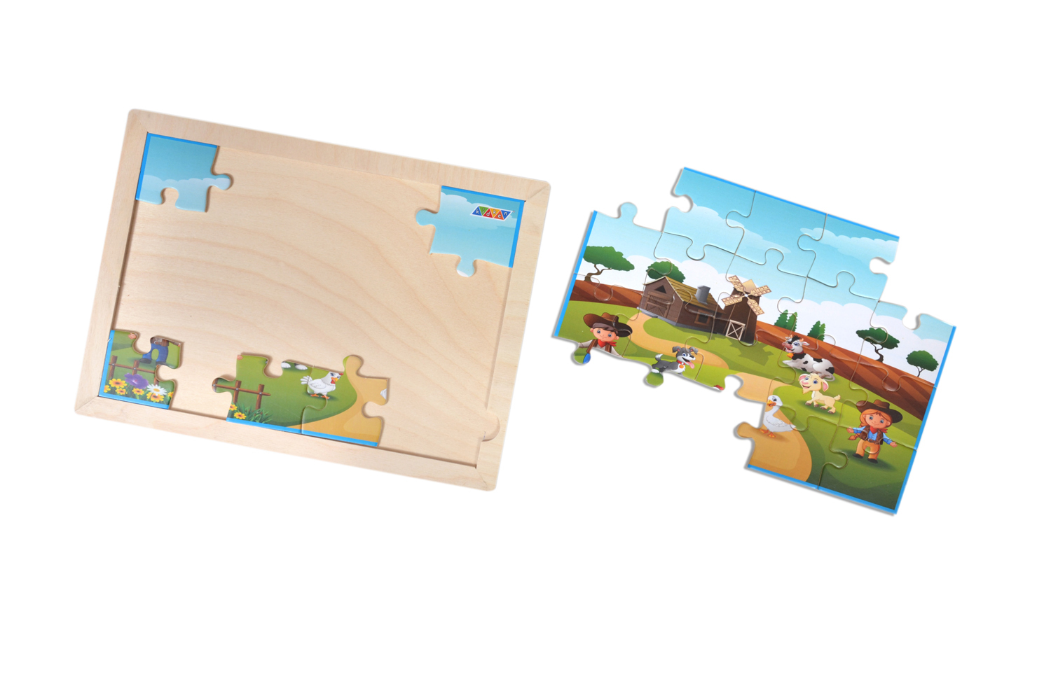 Kidken Farm Jigsaw Puzzle