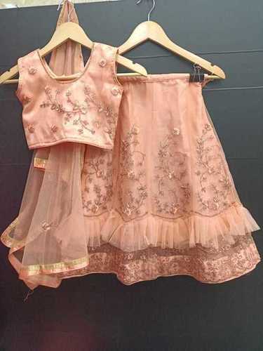 Girls Net Fully Stitched New Fashion Kids Lehenga Choli Age Group: 5-15Years