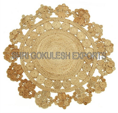 Indian Handmade Braided Jute Carpets