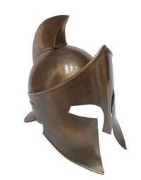 Copper Antique MOVIE 300 Rise of An Empire Spartan Helmet - 300 Spartan Armour Helmet