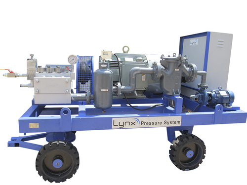 Diesel Operated Hydro Blasting Machines - Color: Blue