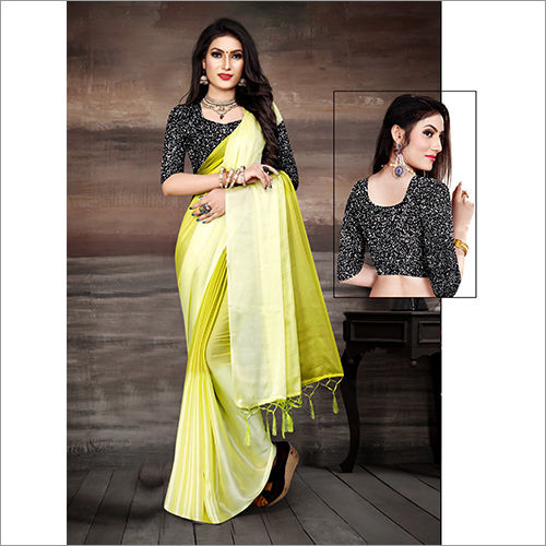 Yellow Designer Saree