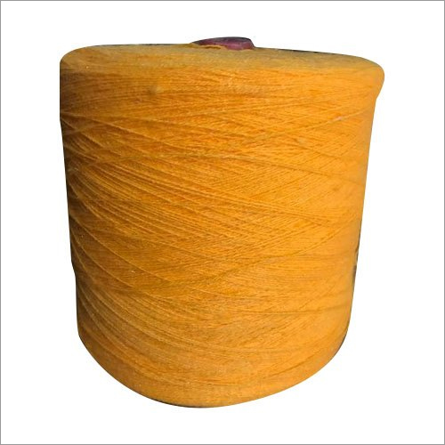Acrylic Blended Yarn - Dyed Acrylic, 3 Ply, Yellow | Plain Character, Roll Packaging, Ram Co Brand