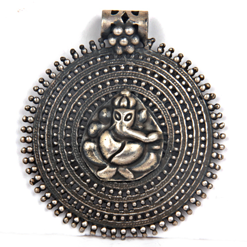 Silver Ganesh Pendant