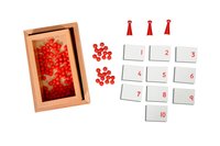 Kidken Multiplication Board with Bead Box Montessori for Teaching Educational Aids for Kids