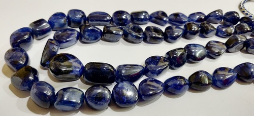 Natural Blue Sapphire Plain Smooth Nugget Tumbled Shape Size: 12Mm To 20Mm