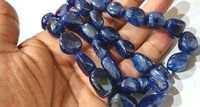 Natural Blue Sapphire Plain Smooth Nugget Tumbled Shape