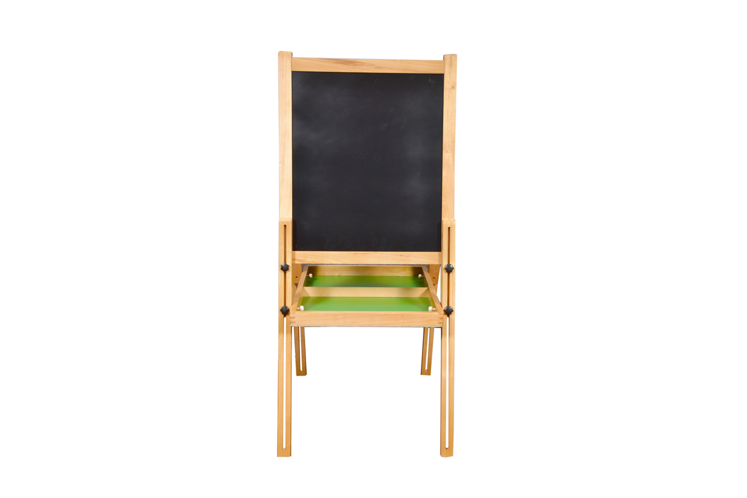 Kidken Wooden Easel Board for Kids | 2 in 1 Magnetic White & Black Easel Board | Height adjustable easel board for 4 to 12year kids
