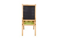 Kidken Wooden Easel Board for Kids | 2 in 1 Magnetic White & Black Easel Board | Height adjustable easel board for 4 to 12year kids