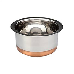 Stainless Steel Copper Round  Bottom Tope