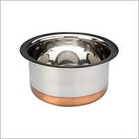 Stainless Steel Copper Round  Bottom Tope