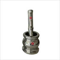 Stainless Steel Oval Mortar And Pestle Set