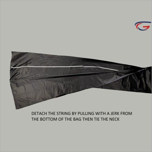 Black Plastic Garbage Bag
