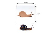 Kidken Montessori Snail Puzzle | Wooden Pegged Snail Puzzle for 2+ year Kids | Early Educational Toy Gift