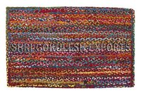 100% Indian Pure Cotton Braided Carpets for Decoration