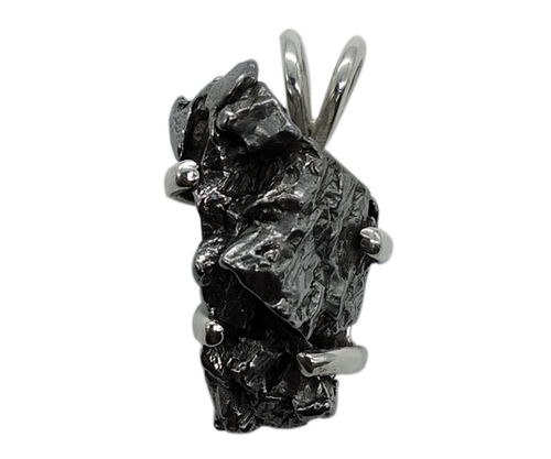 Rough Space Slice Gemstone Meteorite Ring 925 Sterling Silver Handmade  Jewelry | eBay