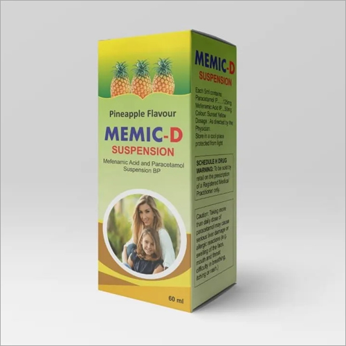 Mefenamic Acid And paracetamol Suspension BP