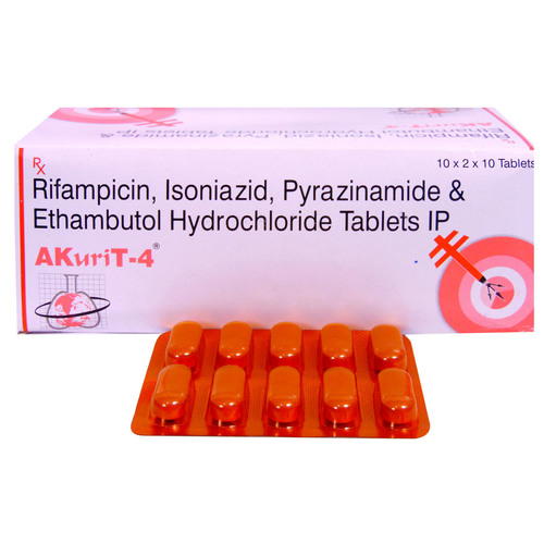 Rifampicin Isoniazid Pyrazinamide Ethambutol Tablets Ph Level: 3-5