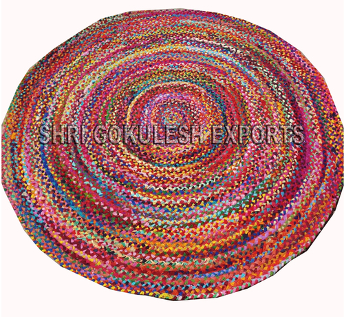 Wholesale Indian Handmade Cotton Braided Rugs