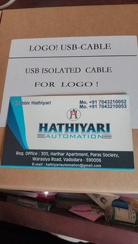Usb Logo Cable - Premium Quality Plc Programming Cable | High-speed Data Transfer, Durable Design, Compatible With Various Plc Models