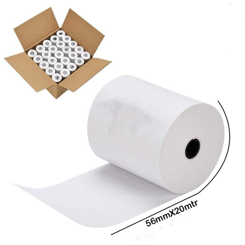 56MM THERMAL PAPER ROLL 20 MTR