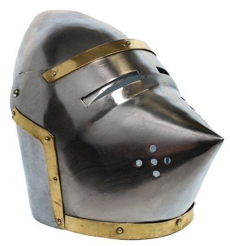 Medieval Bascinet Pig Face Armour Helmet ~ MEDIEVAL KNIGHT ARMOR HELMET