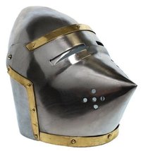 Medieval Bascinet Pig Face Armour Helmet ~ MEDIEVAL KNIGHT ARMOR HELMET