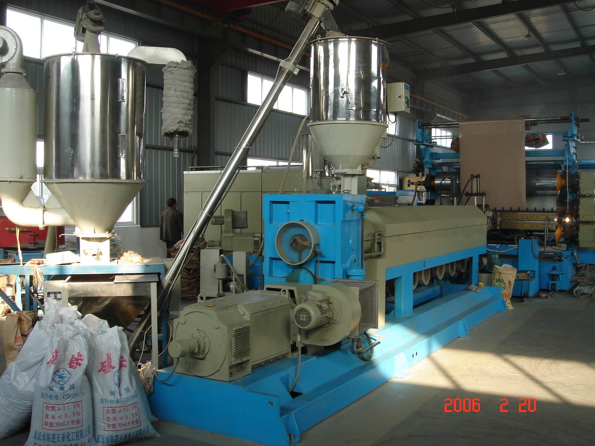 PP corrugated sheet making machine 2800 Multi layer co extrusion PP corrugated sheet making machine
