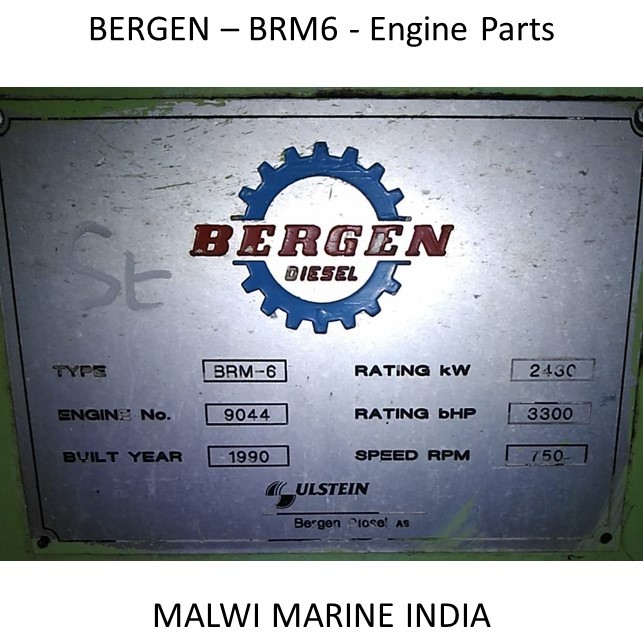 BERGEN-BRM6-BRM8-BRM9-BVM12 MARINE DIESEL ENGINE